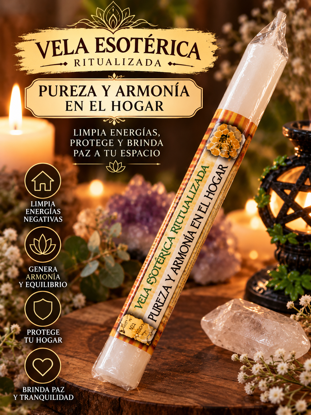 Velas Rituales Aromáticas + decreto