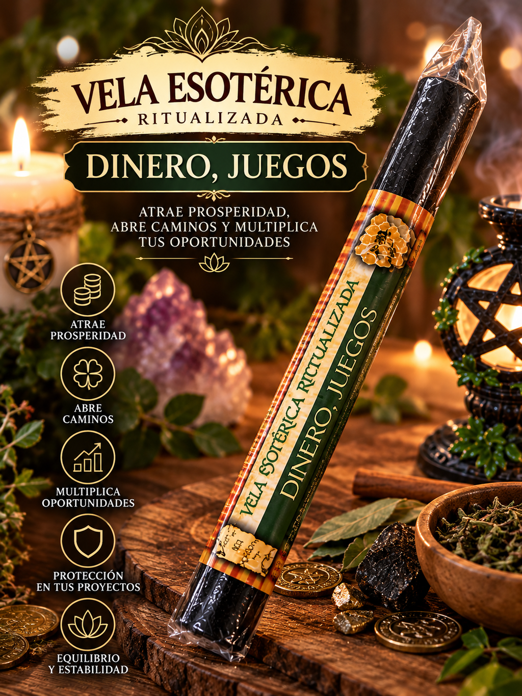 Velas Rituales Aromáticas + decreto