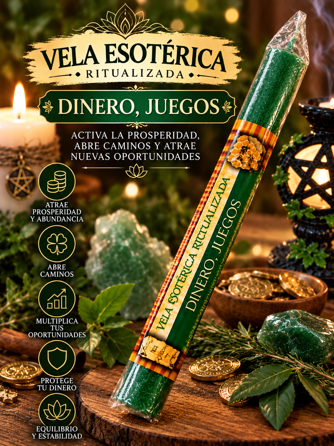 Velas Rituales Aromáticas + decreto