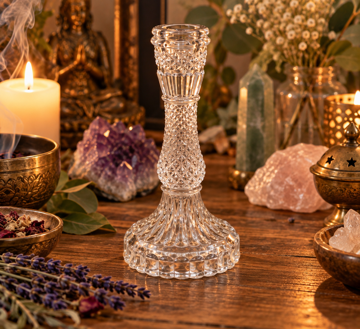 Candelabro Ritual Elegante juego